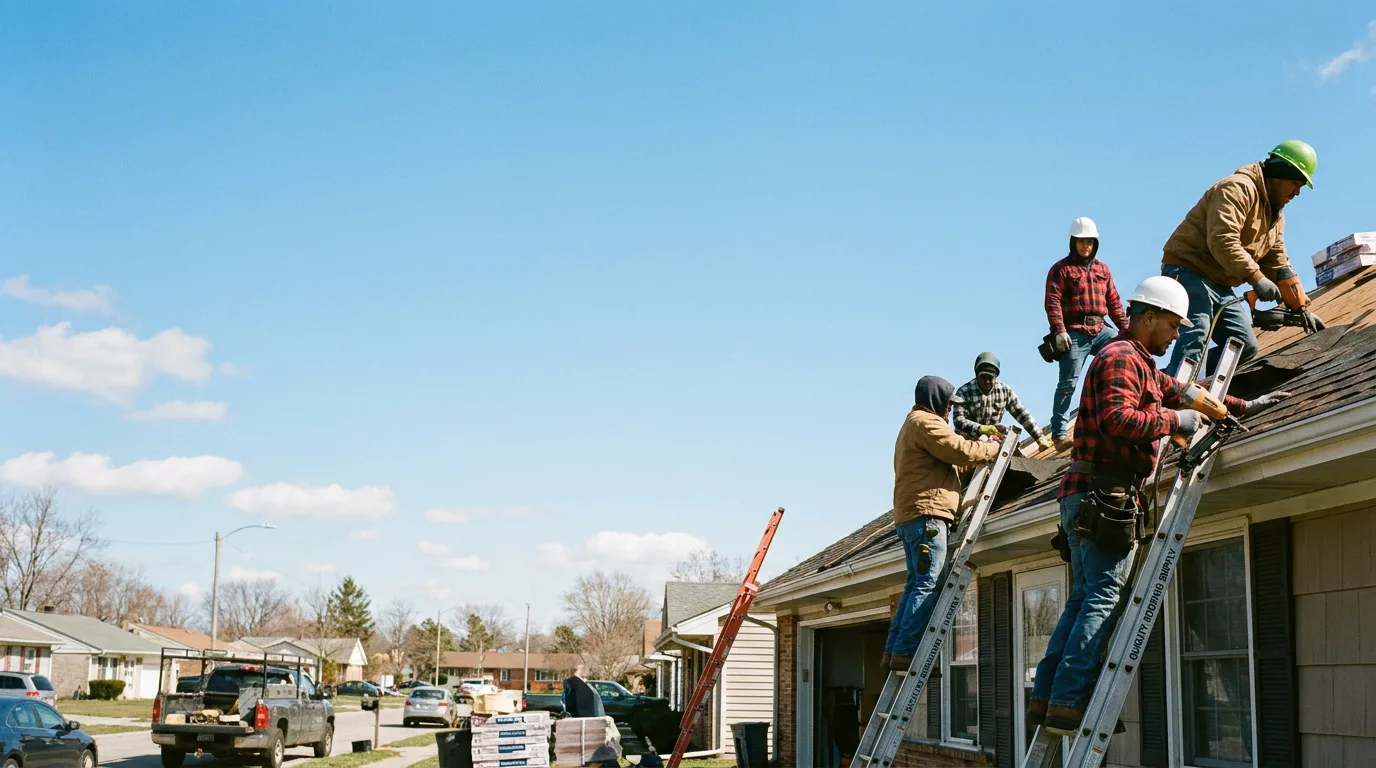 Roofing in Hidalgo, IL near me